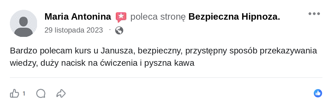 Opinia uczestnika: Maria Antonina