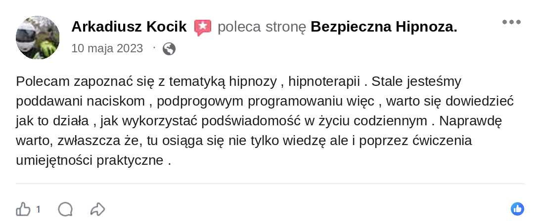 Opinia Arkadiusz Kocik