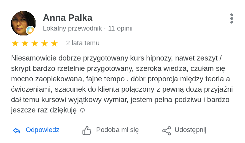 Opinia Anna Palka