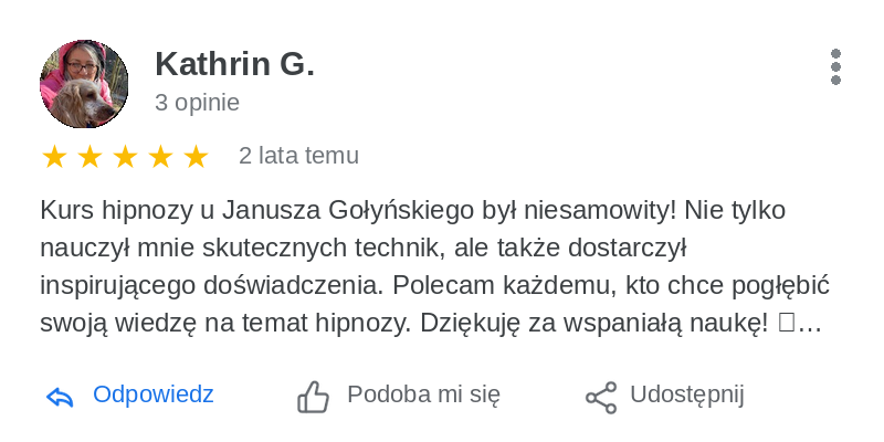 Opinia Kathrin G